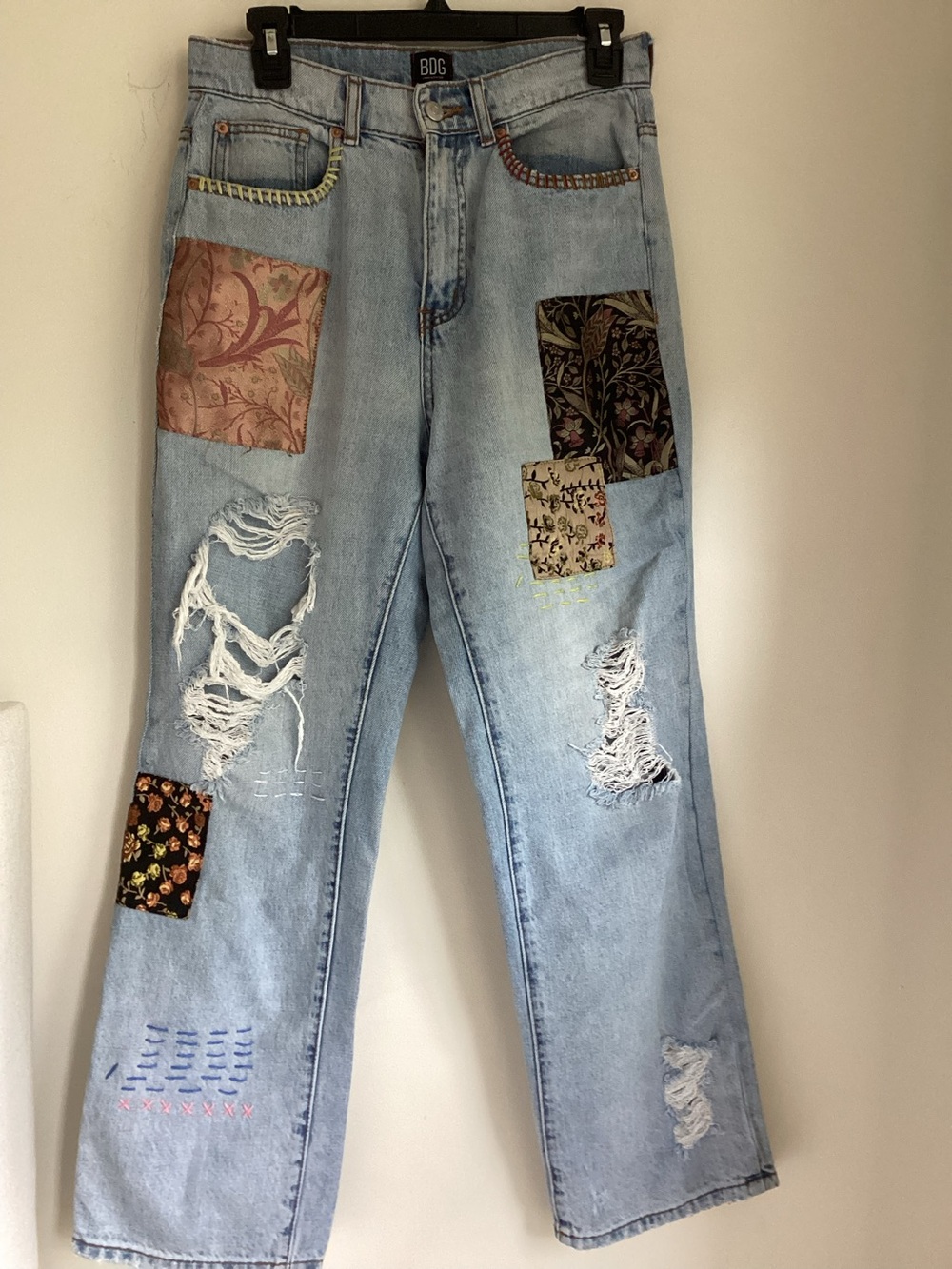 Urban Outfitters BDG High-Waisted Cowboy Patchwork Jeans Size 28